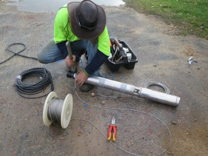 Stainless Steel submersible Pump typical in Canning Vale Bore