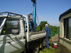 Drilling a new water bore