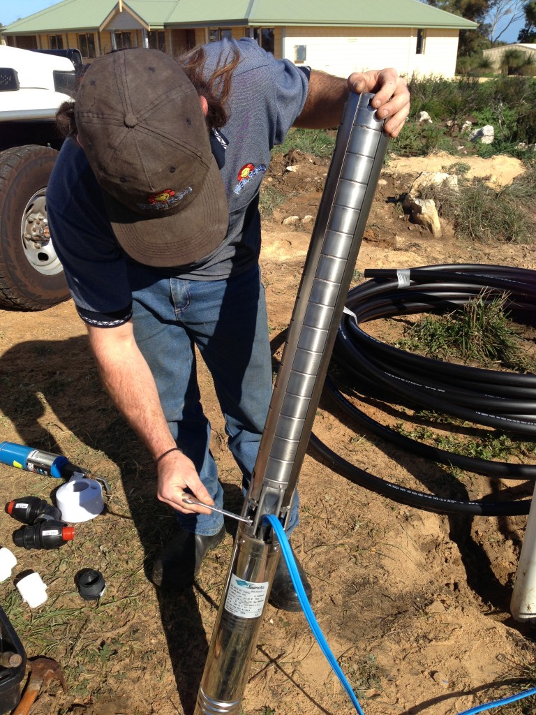 Assembling submersible pump