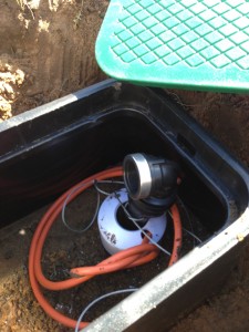 Top of a Submersible Bore common in Ballajura