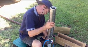 Water bore pump typical in Kardinya, Winthrop, Coolbellup. Bibra Lake