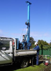 Drilling bore Thornlie