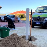 bore drilling under pavers Perth